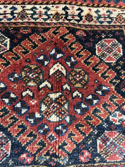 Wonderful Old Antique Qashqai bagface - Hakiemie Rug Gallery