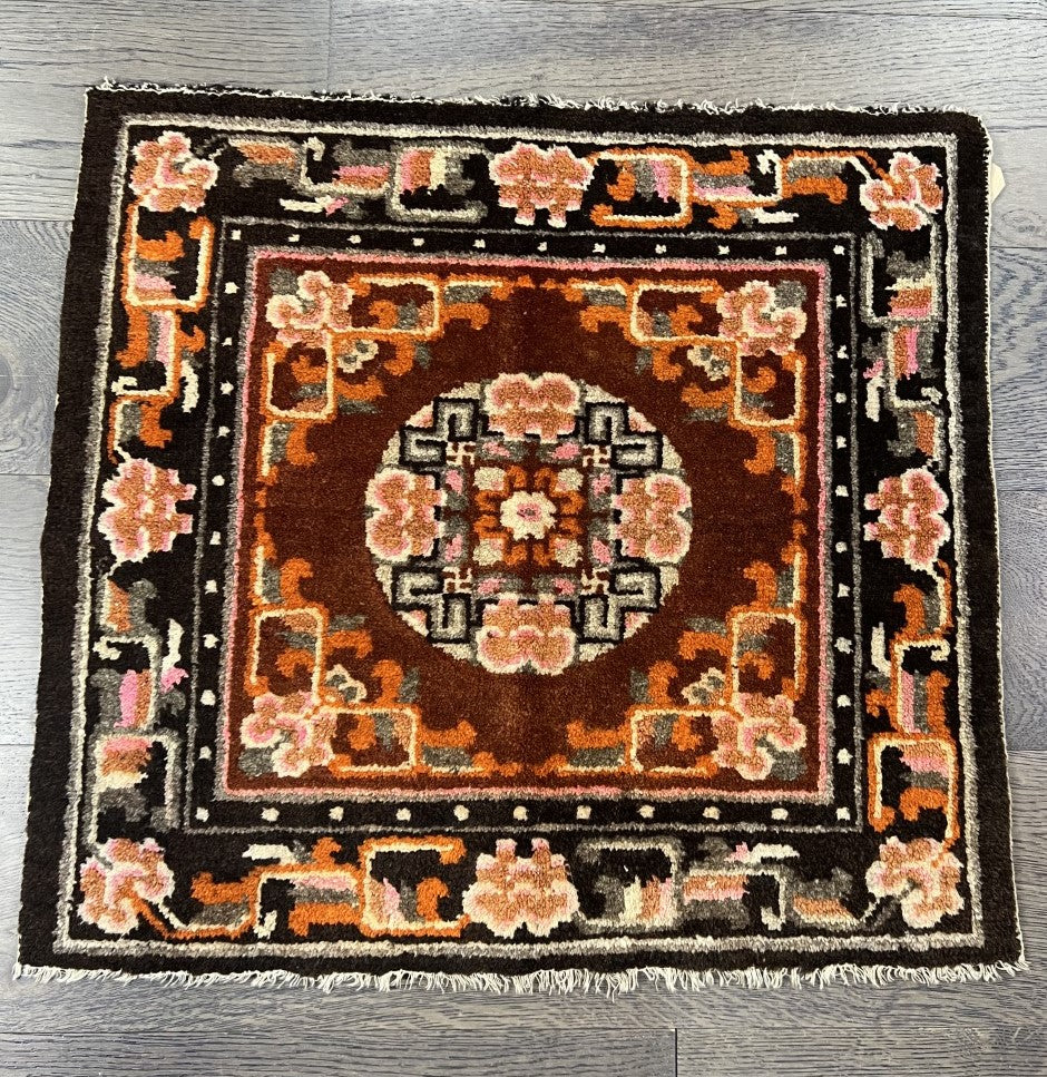 Beautiful Old Antique Chinese mat - Hakiemie Rug Gallery