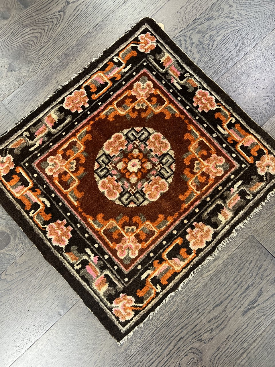 Beautiful Old Antique Chinese mat - Hakiemie Rug Gallery