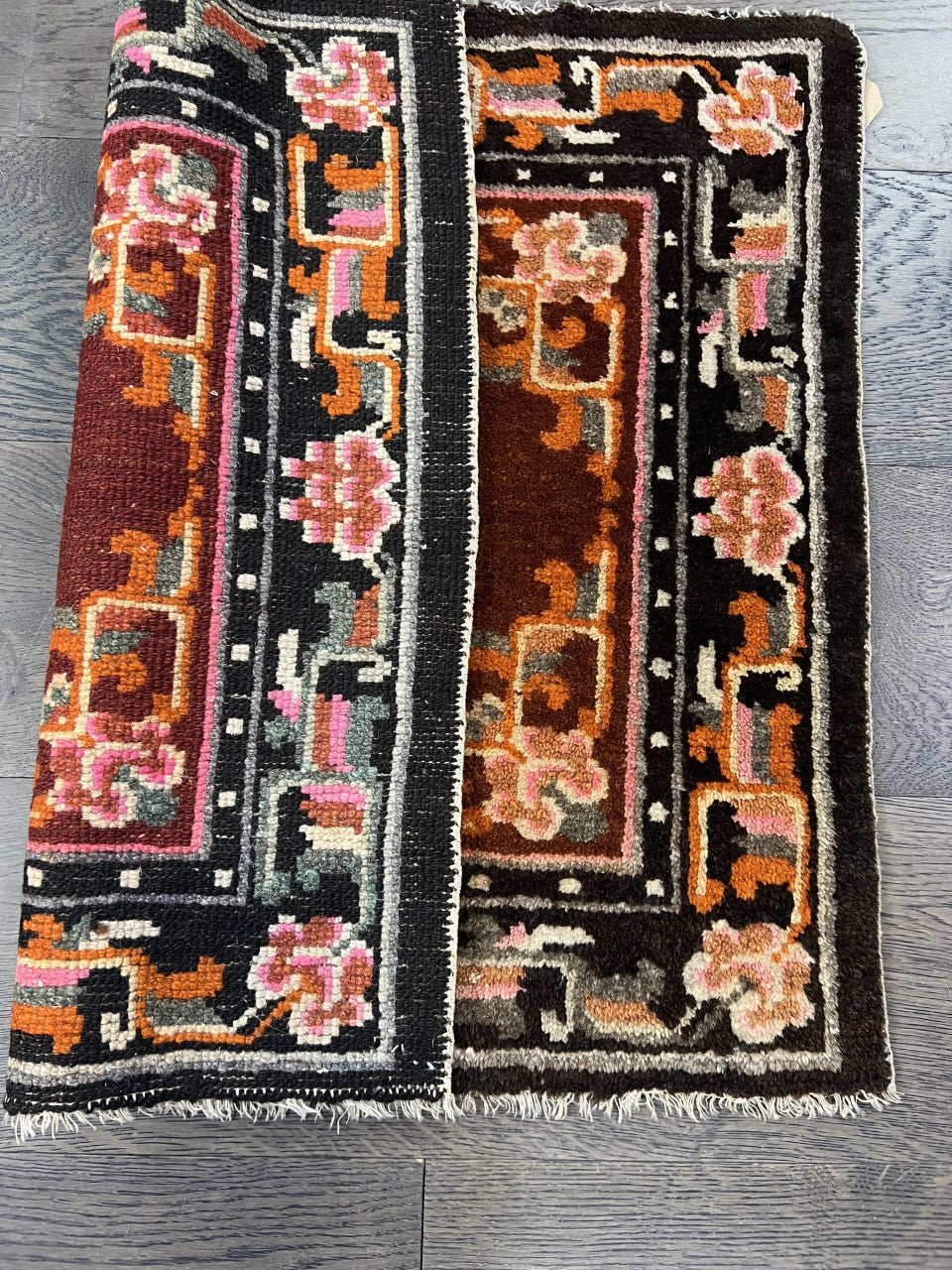 Beautiful Old Antique Chinese mat - Hakiemie Rug Gallery