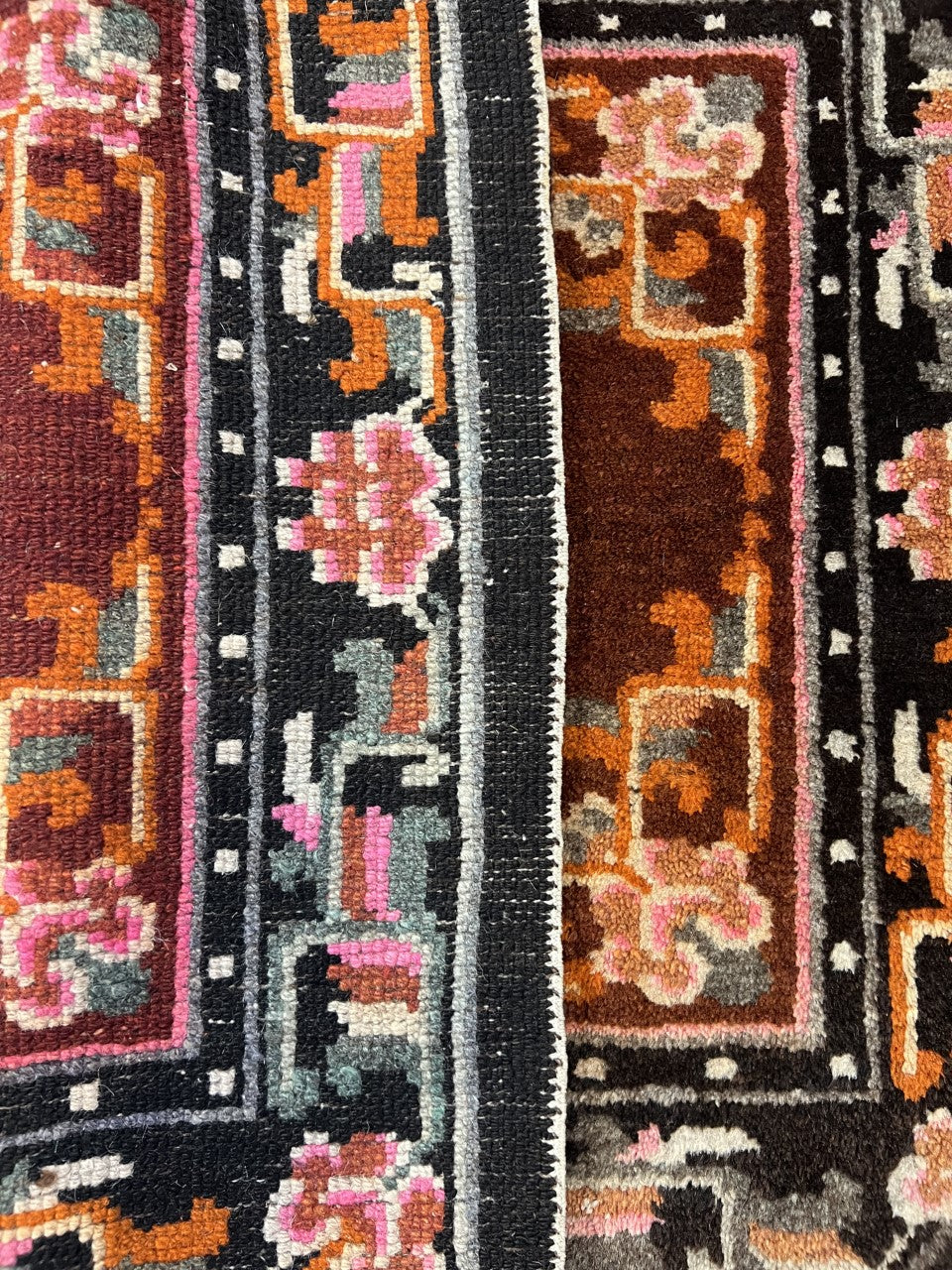 Beautiful Old Antique Chinese mat - Hakiemie Rug Gallery