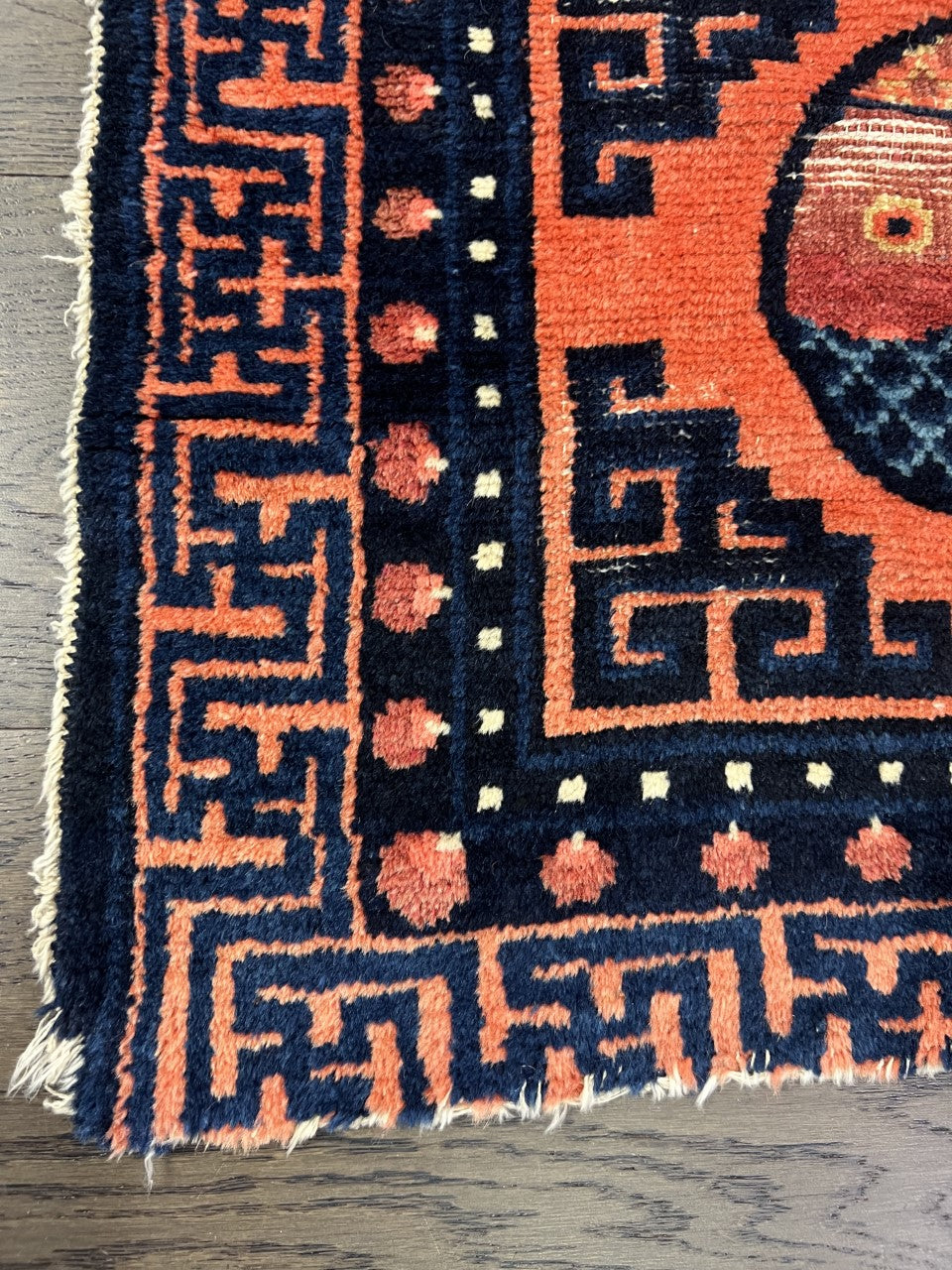 Amazing Old Antique Chinese mat - Hakiemie Rug Gallery