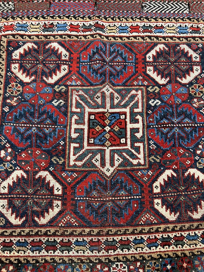 Beautiful antique Khamsar bagface - Hakiemie Rug Gallery