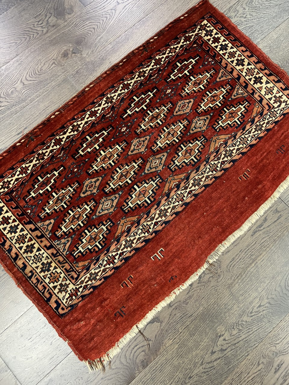 Amazing antique Turkman Yomut Chuval - Hakiemie Rug Gallery