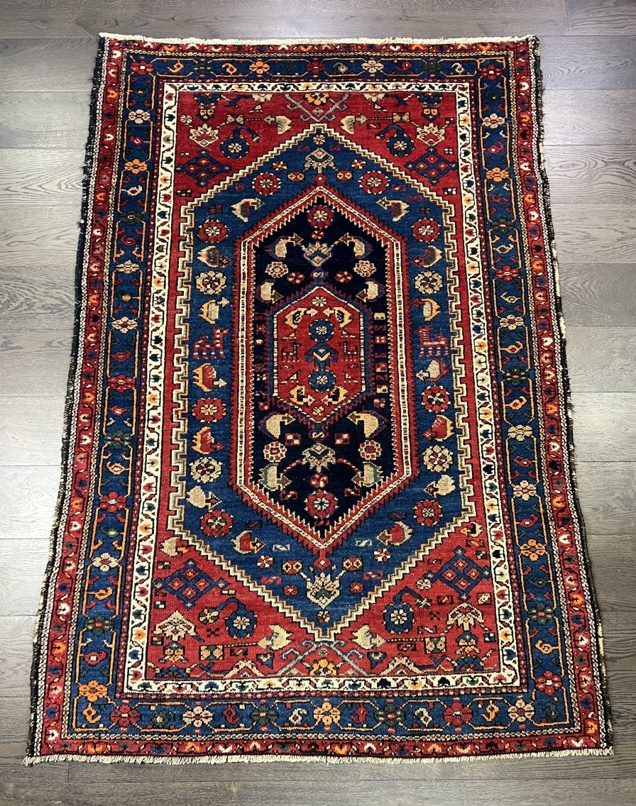Wonderful antique Handmade Hamadan Rug - Hakiemie Rug Gallery