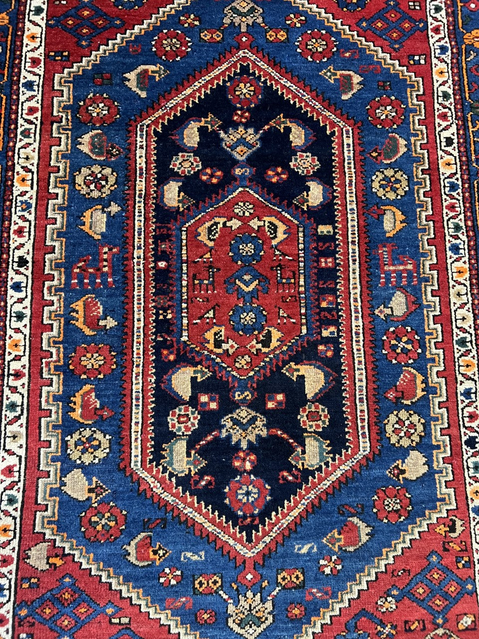 Wonderful antique Handmade Hamadan Rug - Hakiemie Rug Gallery