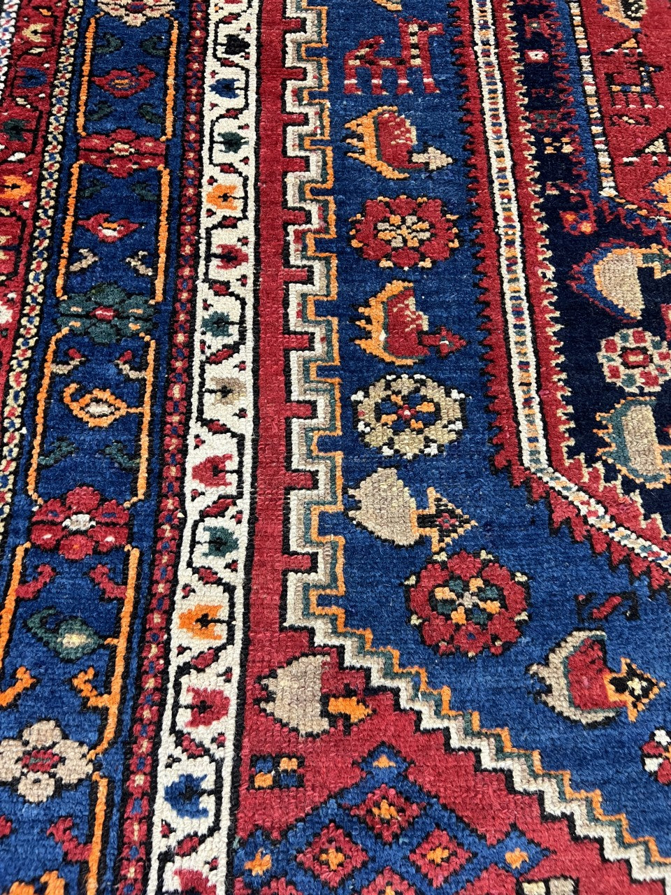 Wonderful antique Handmade Hamadan Rug - Hakiemie Rug Gallery