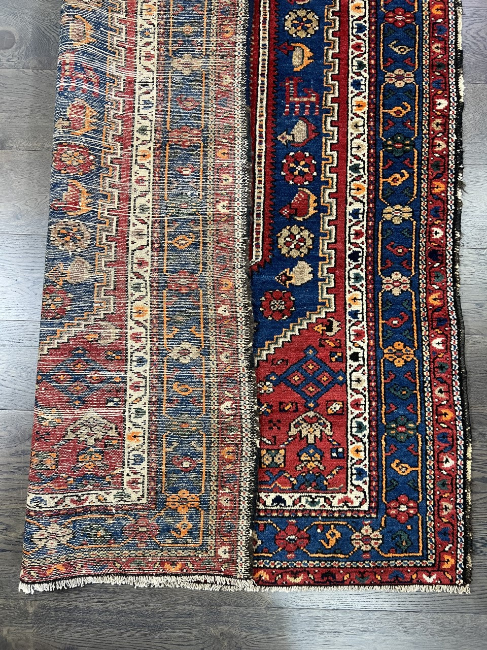 Wonderful antique Handmade Hamadan Rug - Hakiemie Rug Gallery