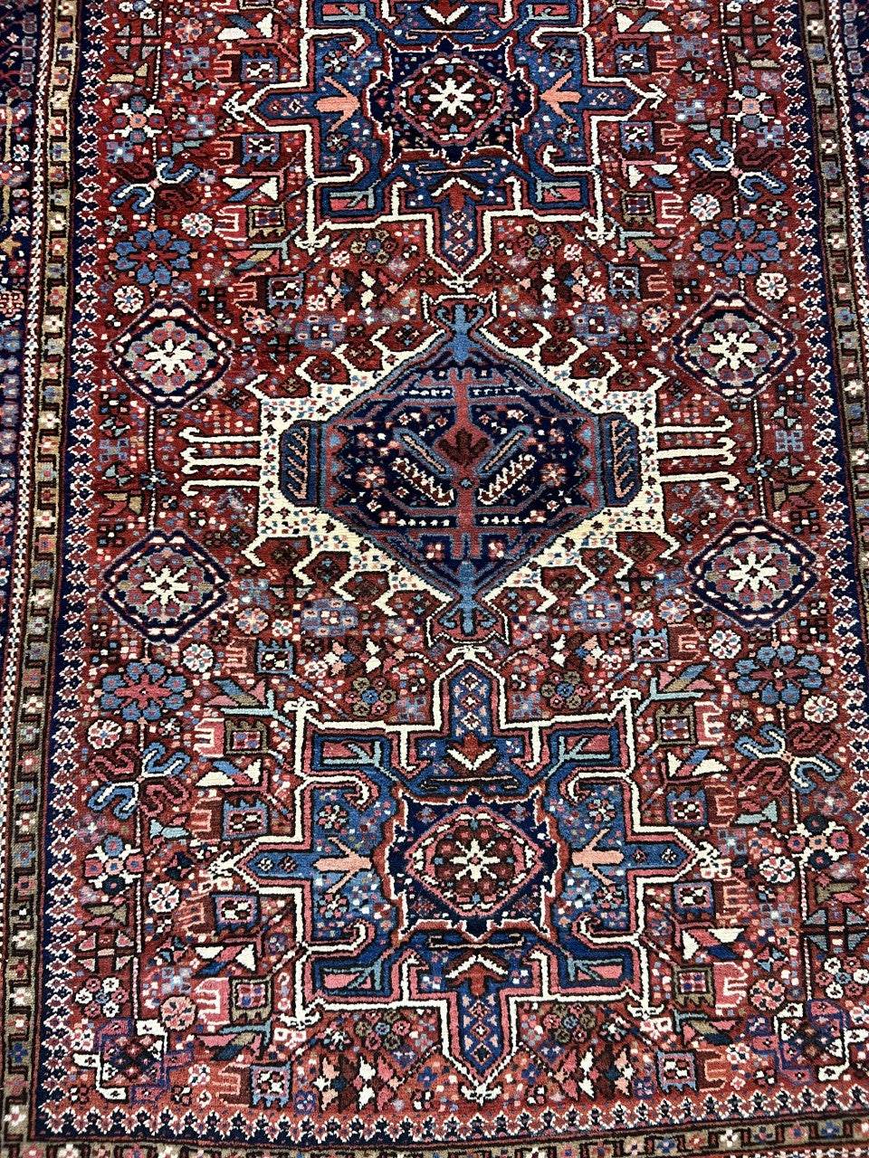 Amazing old antique Heriz -Karaja rug - Hakiemie Rug Gallery