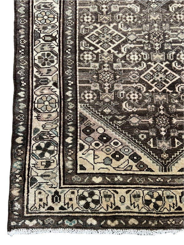 Vintage Malayer Runner, 413 × 122 cm (Circa 1930s)