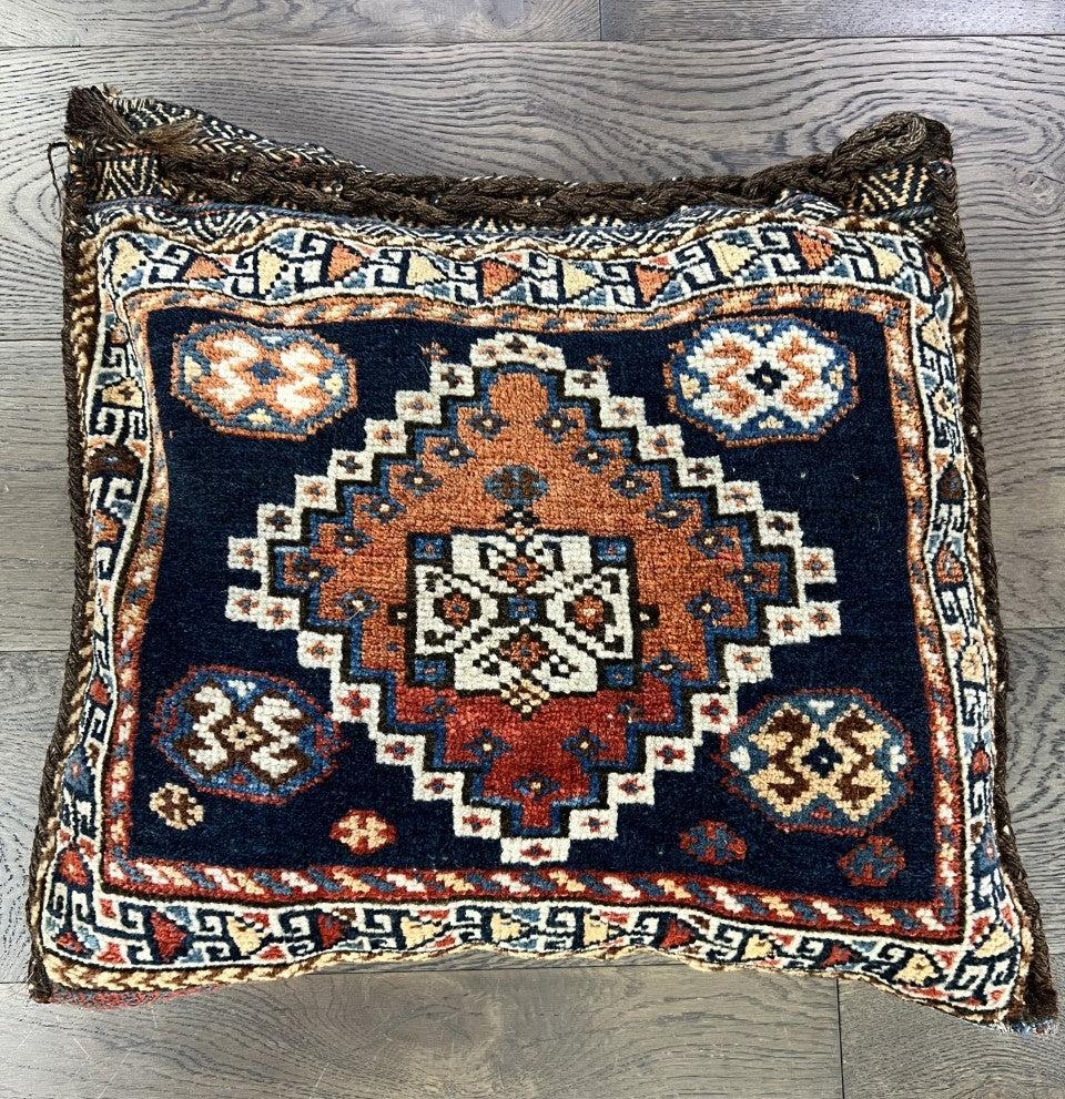 Beautiful Old Antique Qashqai bag - Hakiemie Rug Gallery