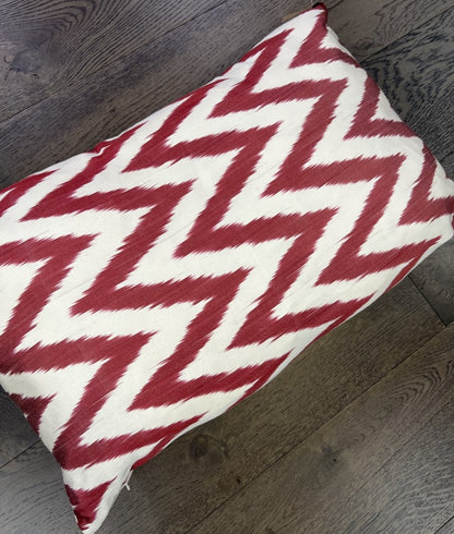 Amazing new Handmade Uzbek Ikat Silk cushion - Hakiemie Rug Gallery