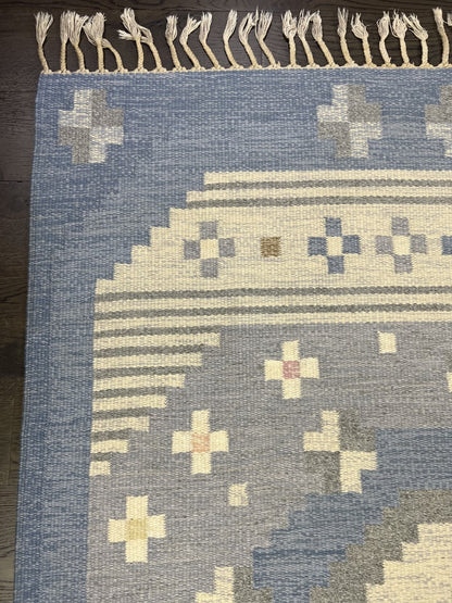 Beautiful Swedish Kilim decorative rug - Hakiemie Rug Gallery