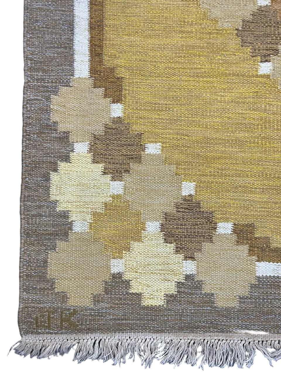 Wonderful Swedish Kilim decorative rug - Hakiemie Rug Gallery