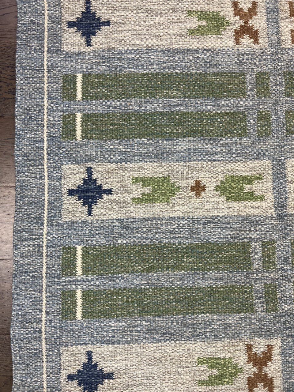 Amazing Swedish Kilim decorative rug - Hakiemie Rug Gallery