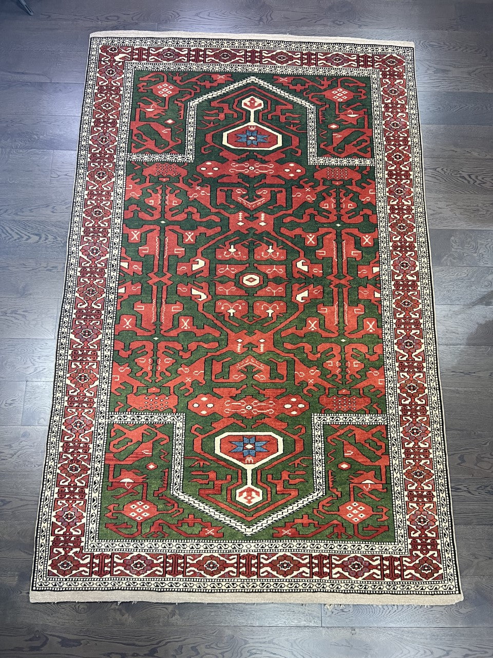 Beautiful vintage Handmade Caucasian Shirwan rug - Hakiemie Rug Gallery