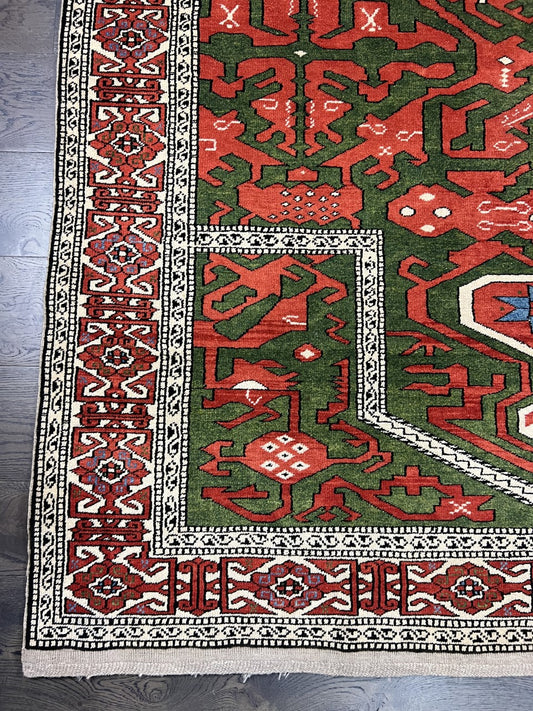 Beautiful vintage Handmade Caucasian Shirwan rug - Hakiemie Rug Gallery