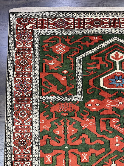 Beautiful vintage Handmade Caucasian Shirwan rug - Hakiemie Rug Gallery