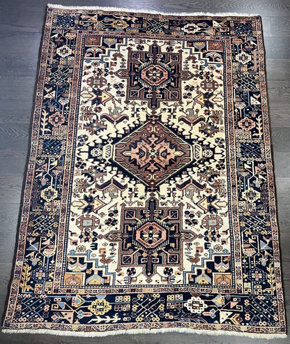 Amazing vintage antique Heriz -Karaja rug - Hakiemie Rug Gallery