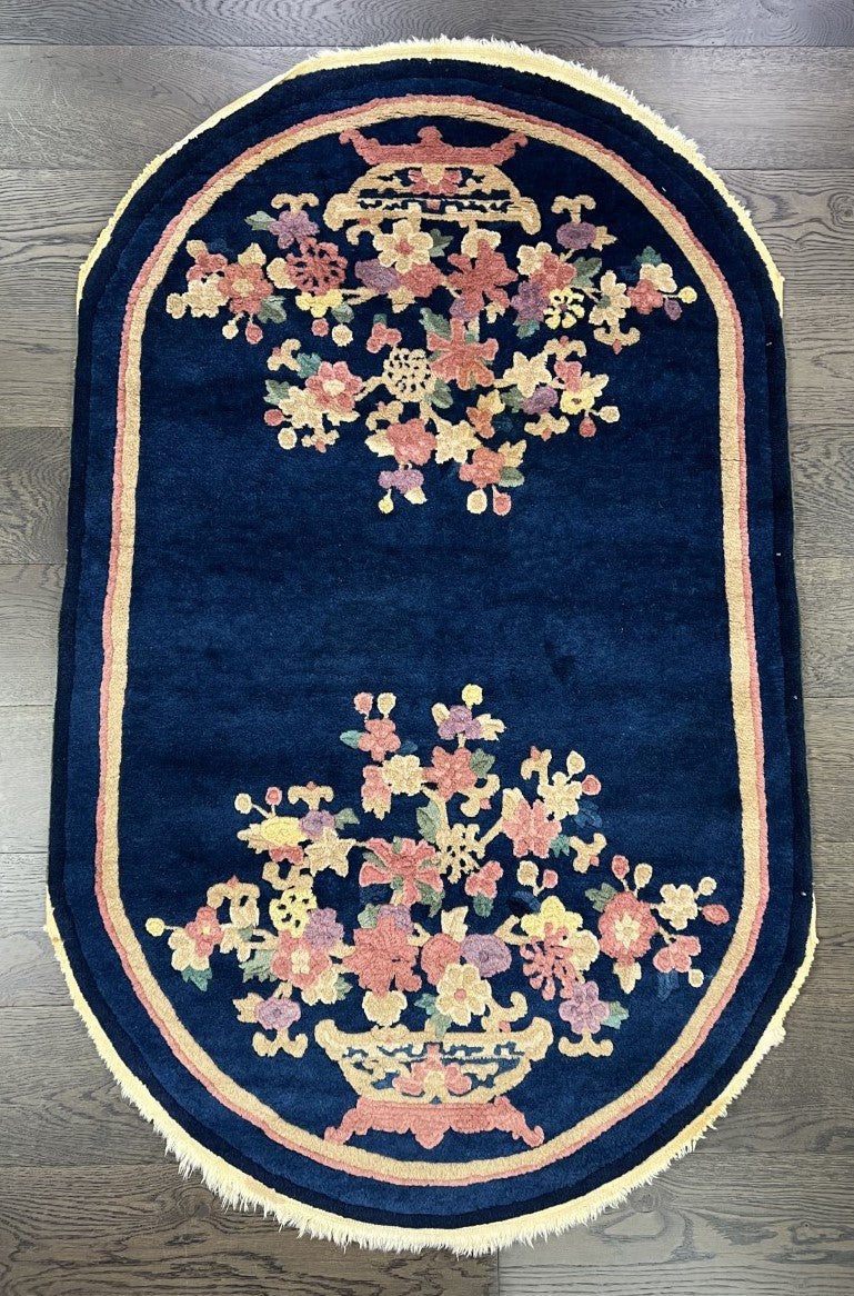 Beautiful Old Antique handmade Chinese Nicols rug - Hakiemie Rug Gallery