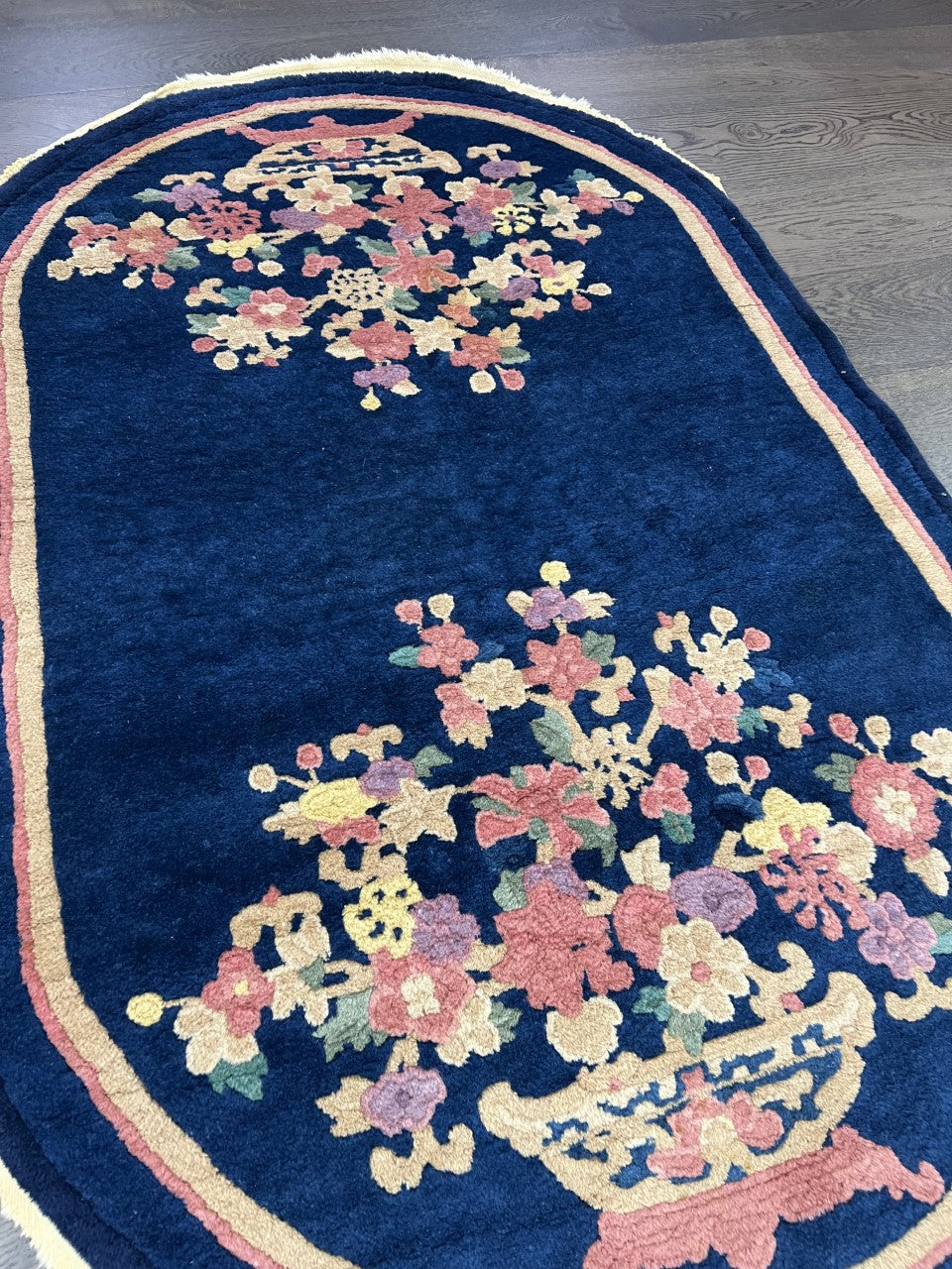 Beautiful Old Antique handmade Chinese Nicols rug - Hakiemie Rug Gallery