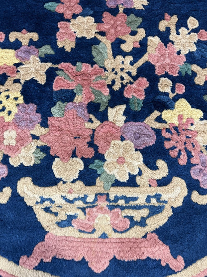 Beautiful Old Antique handmade Chinese Nicols rug - Hakiemie Rug Gallery