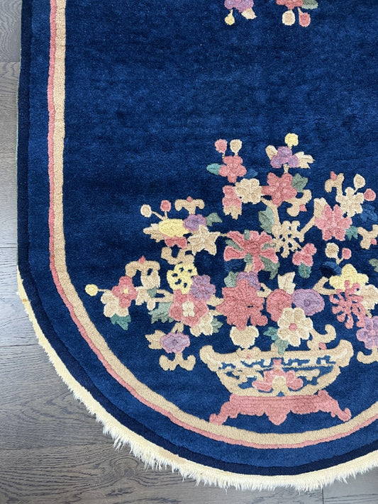 Beautiful Old Antique handmade Chinese Nicols rug - Hakiemie Rug Gallery