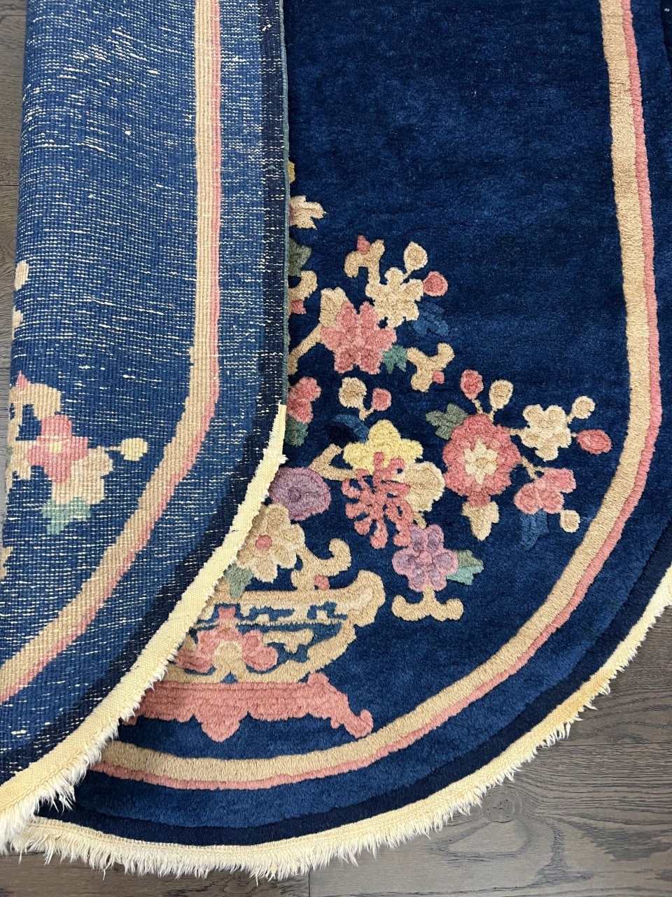 Beautiful Old Antique handmade Chinese Nicols rug - Hakiemie Rug Gallery