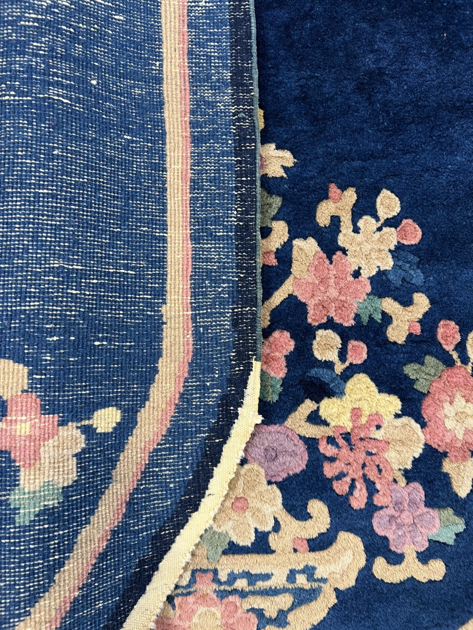 Beautiful Old Antique handmade Chinese Nicols rug - Hakiemie Rug Gallery