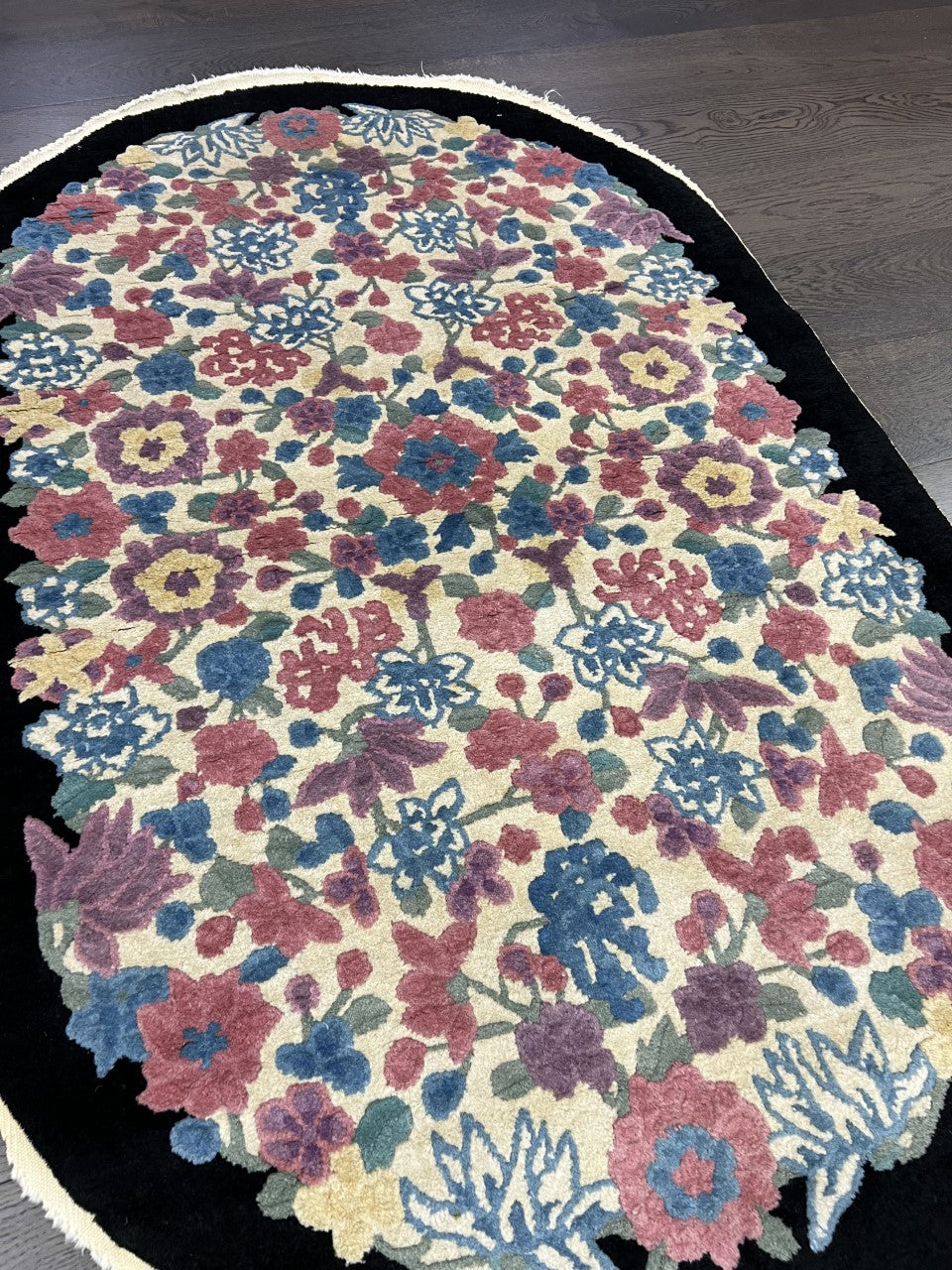 Wonderful Old Antique handmade Chinese Nicols rug - Hakiemie Rug Gallery