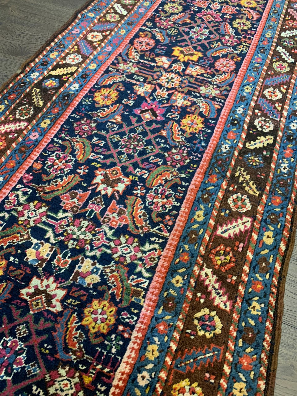 Amazing antique Handmade Caucasian Karabagh Runner - Hakiemie Rug Gallery