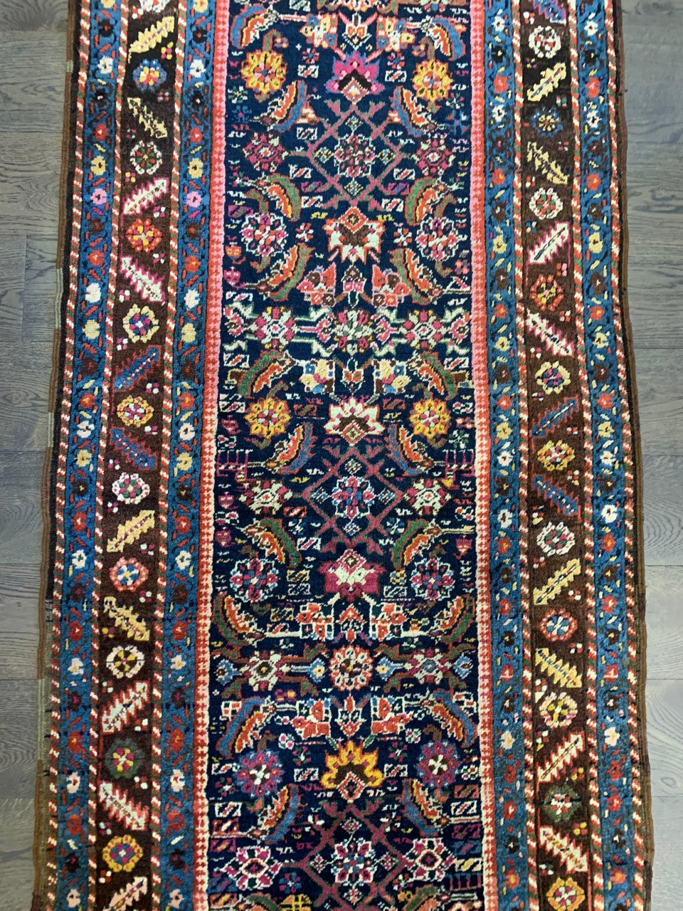 Amazing antique Handmade Caucasian Karabagh Runner - Hakiemie Rug Gallery
