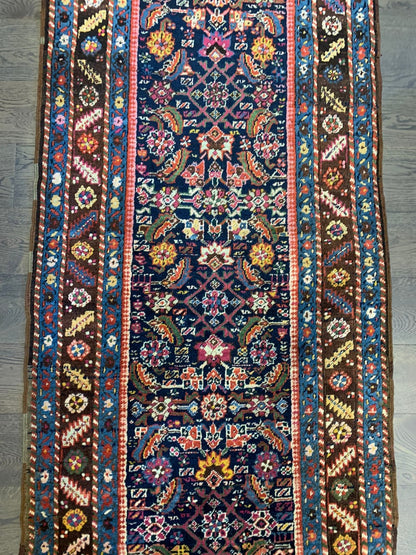 Amazing antique Handmade Caucasian Karabagh Runner - Hakiemie Rug Gallery