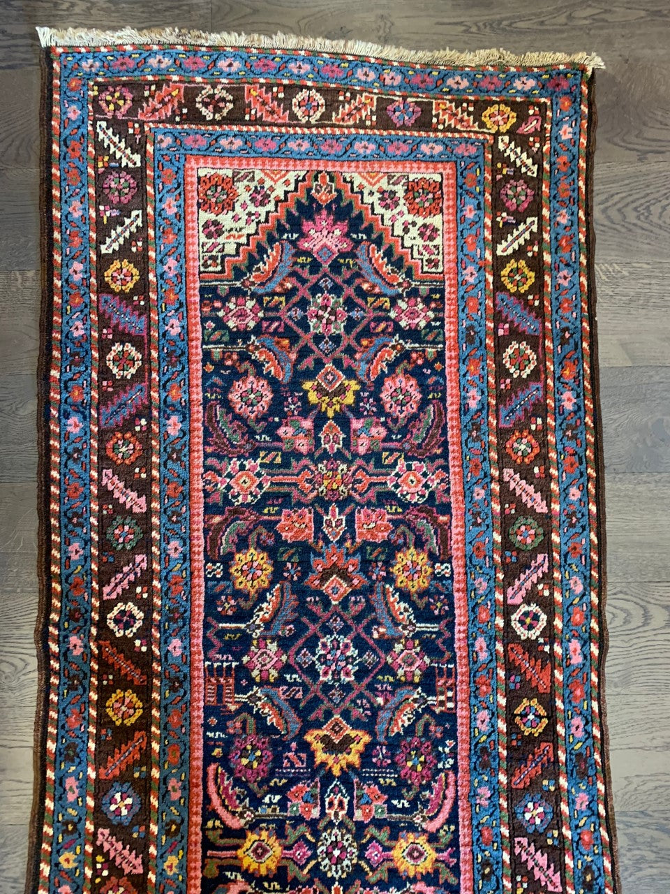 Amazing antique Handmade Caucasian Karabagh Runner - Hakiemie Rug Gallery