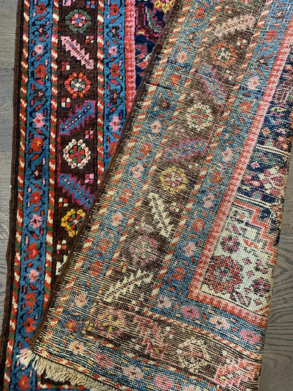 Amazing antique Handmade Caucasian Karabagh Runner - Hakiemie Rug Gallery
